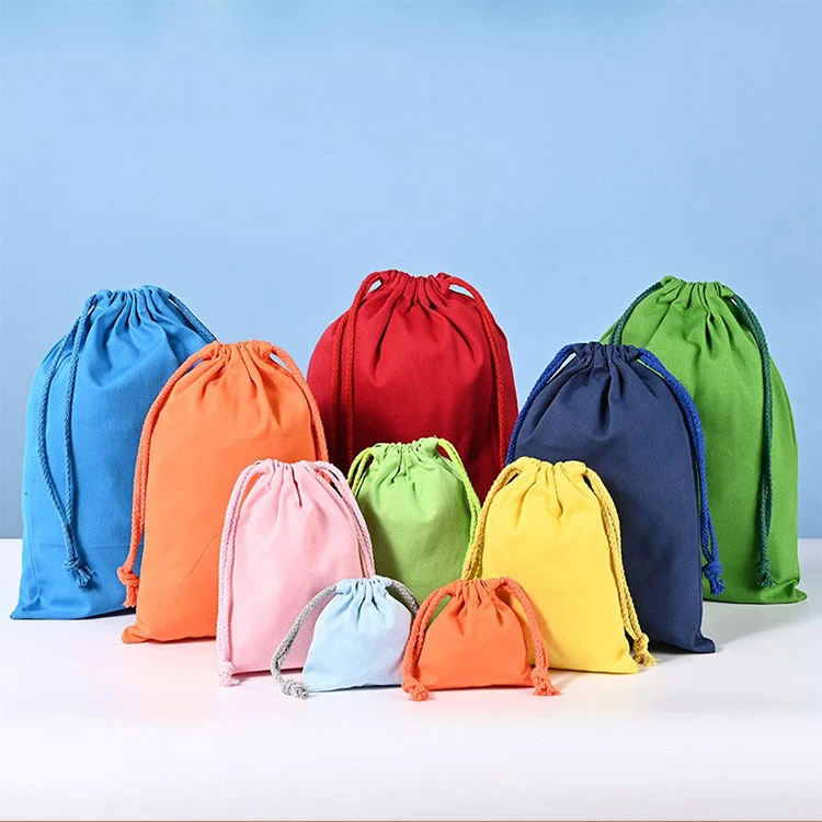 กระเป๋าผ้าแคนวาสหูรูด