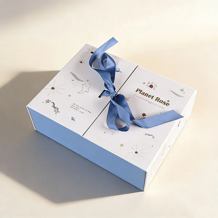 กล่องบรรจุภัณฑ์เปิดสองชั้นแบบพับได้